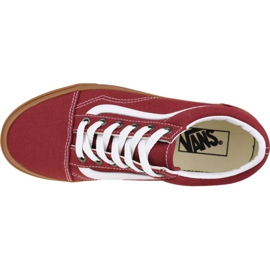 Pantofi Vans Old Skool VN0A4U3BWZ0 roșu 2