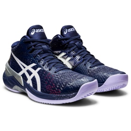Pantofi de volei Asics Sky Elite Ff Mt W 1052A023-400 grafit, albastru marin albastru și bleumarin 3