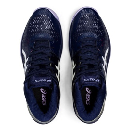 Pantofi de volei Asics Sky Elite Ff Mt W 1052A023-400 grafit, albastru marin albastru și bleumarin 4