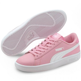 Puma Smash v2 L Jr 365170 24 negru roz 3
