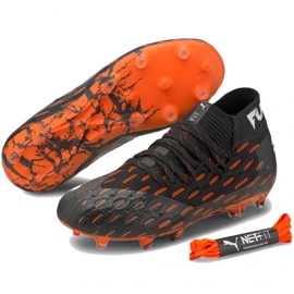 Ghete de fotbal Puma Future 6.1 Netfit Fg Ag Jr 106200 01 multicolor negru 2