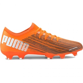 Ghete de fotbal Puma Ultra 3.1 Fg Ag M 106086 01 multicolor portocale si rosii 1