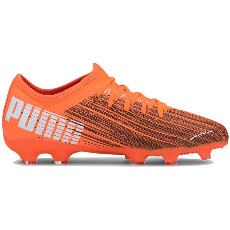 Ghete de fotbal Puma Ultra 3.1 Fg Ag Jr 106098 01 multicolor, portocaliu portocale si rosii 1 Ghete de fotbal Puma Ultra 3.1 Fg Ag Jr 106098 01 multicolor, portocaliu portocale si rosii 1