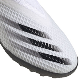 Ghete de fotbal Adidas X Ghosted.3 Ll Tf Jr EG8150 gri / argintiu, alb, gri / argintiu alb 1
