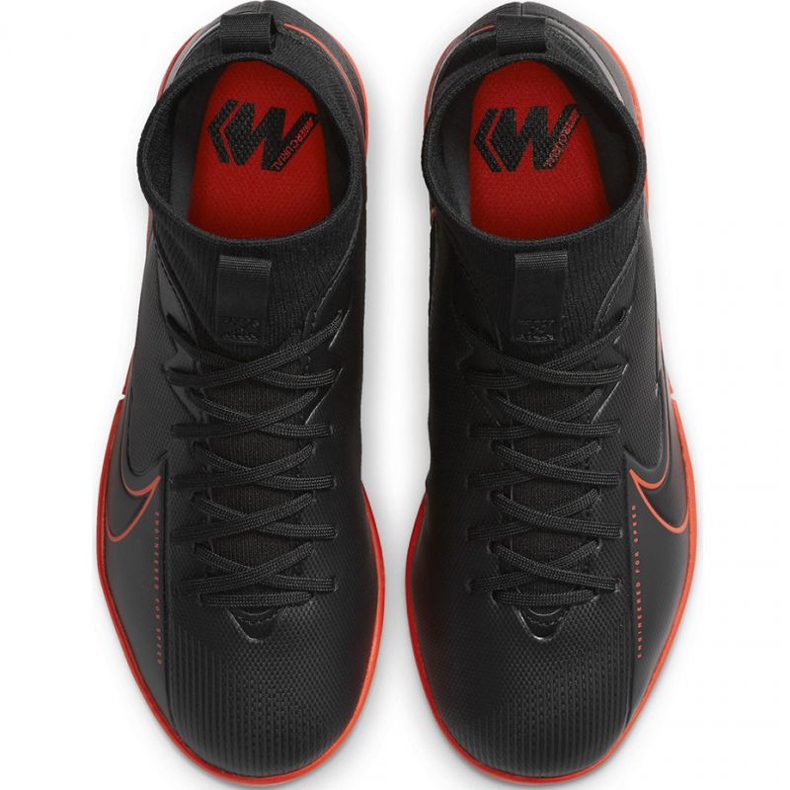 Pantofi de fotbal Nike Mercurial Superfly 7 Academy Ic Jr AT8135 060 gri negru 1