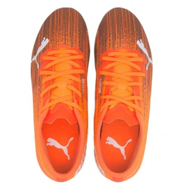 Ghete de fotbal Puma Ultra 1.1 Fg Ag Jr 106097 01 multicolor portocale si rosii 2 Ghete de fotbal Puma Ultra 1.1 Fg Ag Jr 106097 01 multicolor portocale si rosii 2