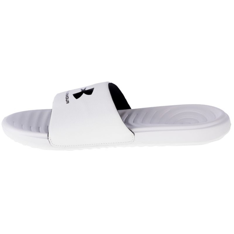 Slide fixe Under Armour Ansa 3023761-103 alb 1