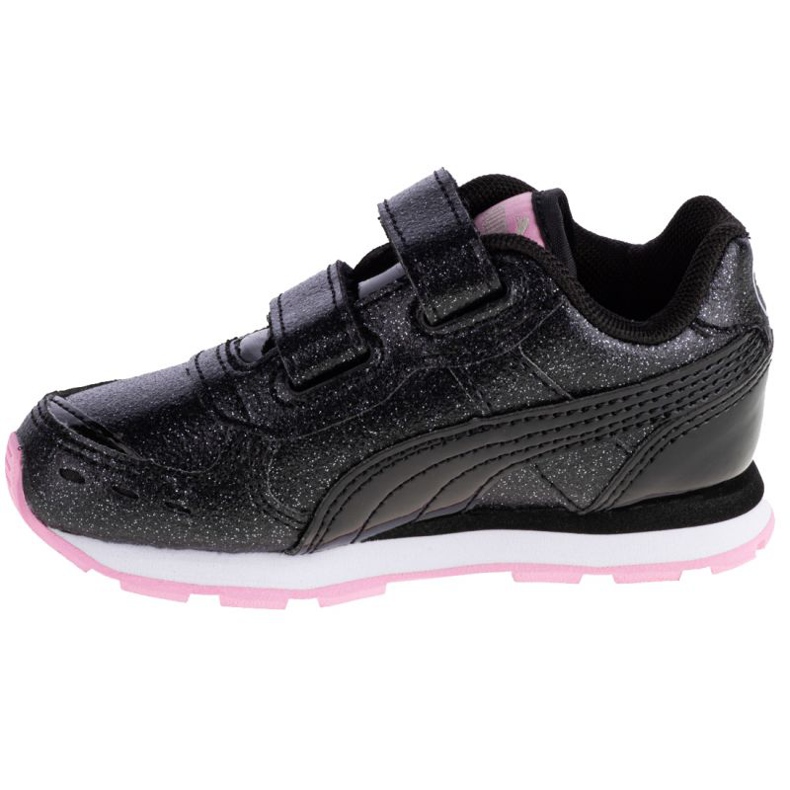 Puma Vista Glitz V Infants Jr 369721-10 negru roz 1 Puma Vista Glitz V Infants Jr 369721-10 negru roz 1