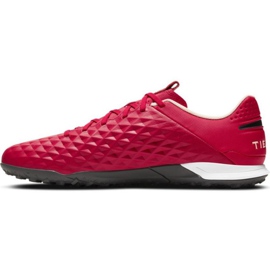 Pantof de fotbal Nike Tiempo Legend 8 Academy Tf M AT6100 608 roșu portocale si rosii 1