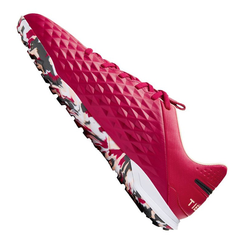 Pantofi de fotbal Nike React Legend 8 Pro Tf M AT6136-608 roșu portocale si rosii 1