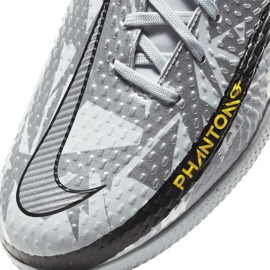 Pantofi de fotbal Nike Phantom Gt Scorpion Academy Ic Jr DA2281 001 albastru argint 5