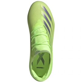 Ghete de fotbal Adidas X Ghosted.1 Fg Jr EG8180 multicolor verde 1 Ghete de fotbal Adidas X Ghosted.1 Fg Jr EG8180 multicolor verde 1