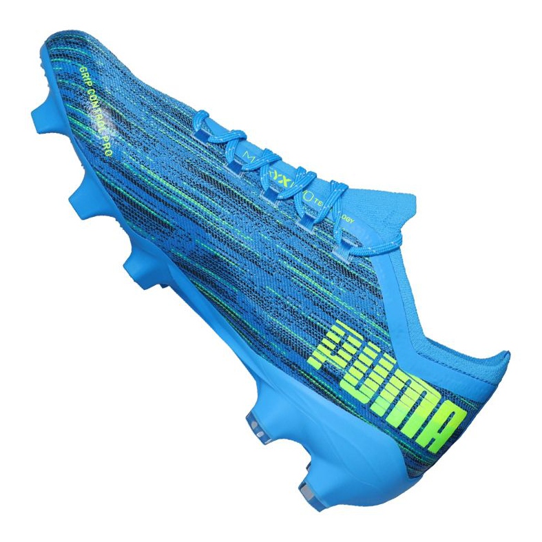 Pantofi de fotbal Puma Ultra 1.2 Fg / Ag M 106299-01 albastru albastru 1