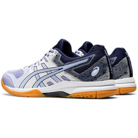 Asics Gel Rocket 9 W 1072A034 103 pantofi de volei albastru marin, alb, violet alb 3