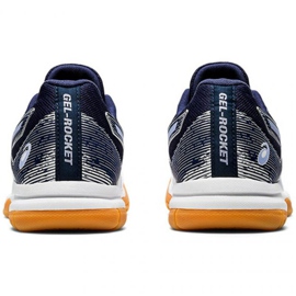 Asics Gel Rocket 9 W 1072A034 103 pantofi de volei albastru marin, alb, violet alb 4