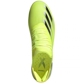 Ghete de fotbal Adidas X Ghosted.1 Fg M FW6898 verde, galben, neon verde 1