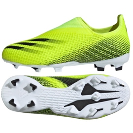 Ghete de fotbal Adidas X Ghosted.3 Ll Fg Jr FW6978 multicolor galben 1