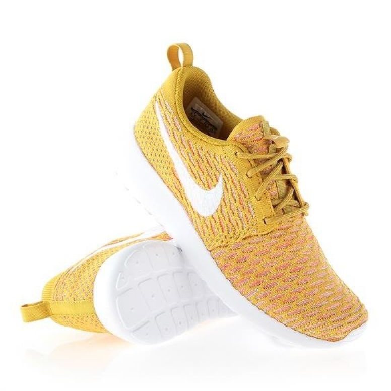 Pantofi Nike Rosherun Flyknit W 704927-700 portocale 2