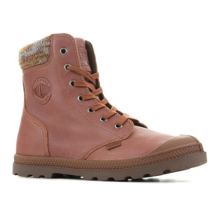 Pantofi Palladium Pampa Knit M 95172-733-M maro 1