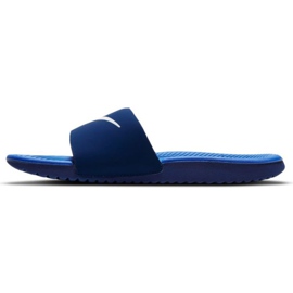 Nike Kawa Jr 819 352 404 diapozitive alb albastru 2