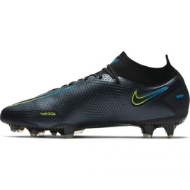 Pantofi de fotbal Nike Phantom Gt Elite Dynamic Fit Fg M CW6589-090 metal negru negru 1
