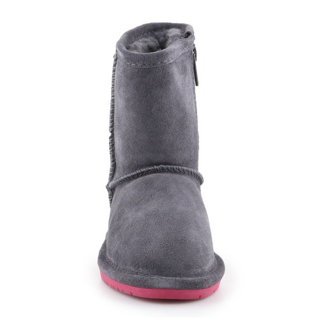 Cizme de iarnă BearPaw Emma Toddler Zipper 608TZ-903 Charcoal Pomberry gri 2