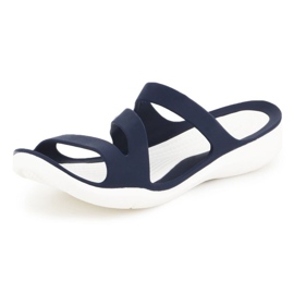 Slapi Crocs Swiftwater Sandal 203998-462 albastru 3