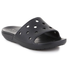 CROCS Classic Slide Black 206121-001 Flip-Flops negru 1 CROCS Classic Slide Black 206121-001 Flip-Flops negru 1