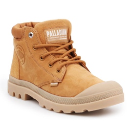 Pantofi Palladium Pampa Lo Cuff Lea W 95561-717-M maro 1 Pantofi Palladium Pampa Lo Cuff Lea W 95561-717-M maro 1
