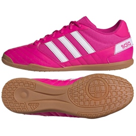 Încălțăminte de interior adidas Super Sala In M G55910 multicolor trandafiri și violete 1