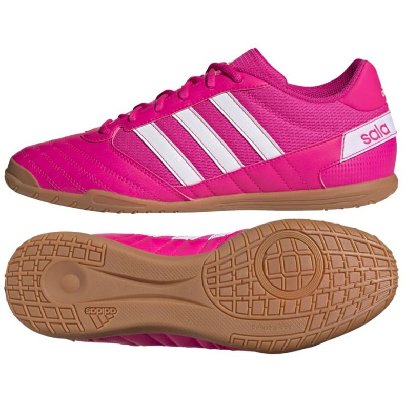 Încălțăminte de interior adidas Super Sala In M G55910 multicolor trandafiri și violete 1