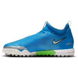 Pantof de fotbal Nike Phantom Gt Academy Df Tf Jr CW6695 400 albastru albastru 1