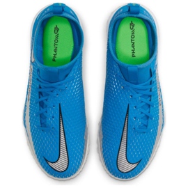 Pantof de fotbal Nike Phantom Gt Academy Df Tf Jr CW6695 400 albastru albastru 2