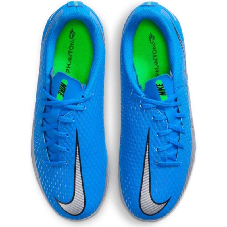 Pantofi de fotbal Nike Phantom Gt Academy FG / MG Jr CK8476 400 albastru albastru 1