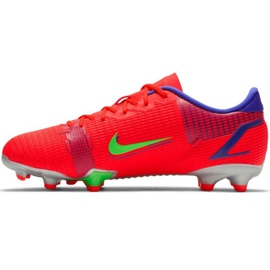 Pantof de fotbal Nike Vapor 14 Academy FG / MG Jr CV0811 600 roșu portocale si rosii 2