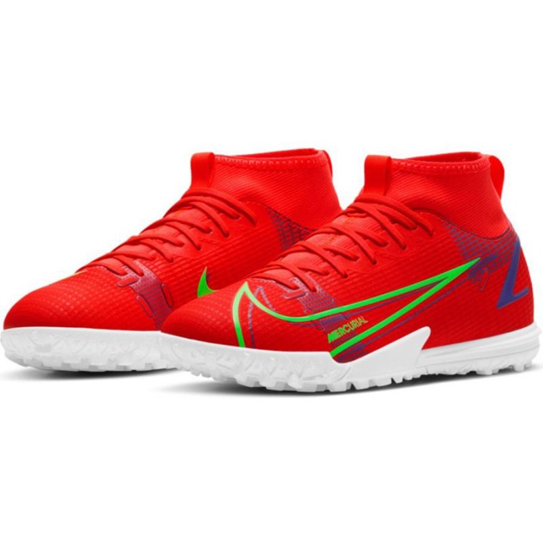 Pantof de fotbal Nike Mercurial Superfly 8 Academy Tf Jr CV0789 600 roșu portocale si rosii 1