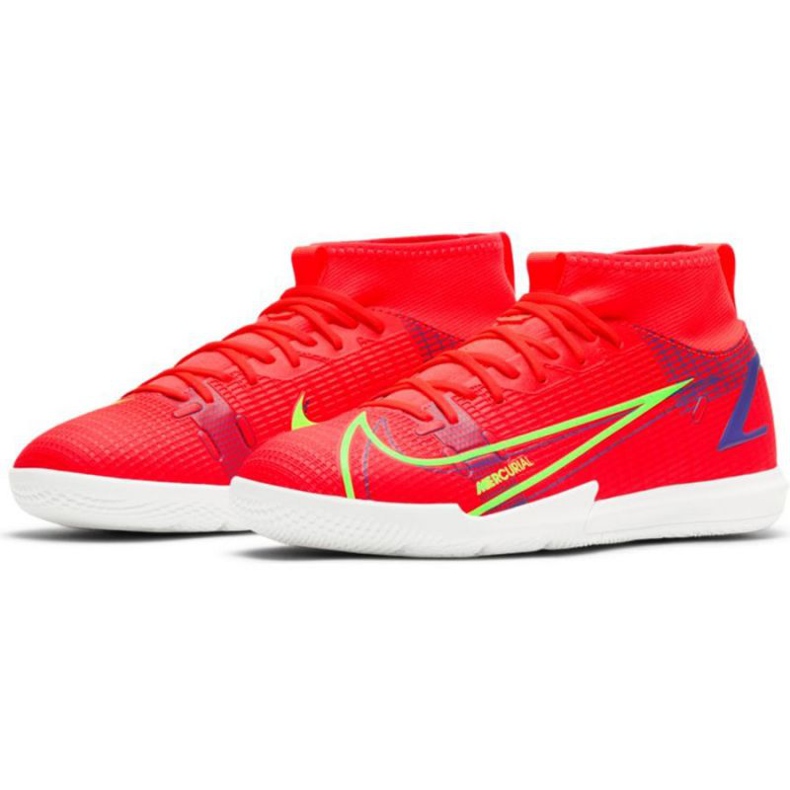 Pantofi de fotbal Nike Mercurial Superfly 8 Academy Ic Jr CV0784 600 roșu portocale si rosii 1 Pantofi de fotbal Nike Mercurial Superfly 8 Academy Ic Jr CV0784 600 roșu portocale si rosii 1