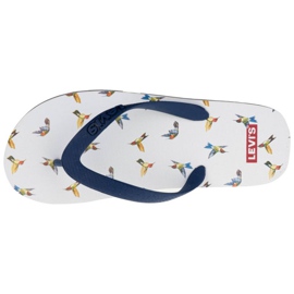 Flip-flops Levi's Dixon 2.0 229817-626-117 alb albastru marin albastru 2