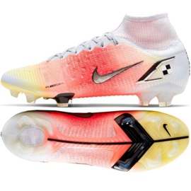 Pantofi de fotbal Nike Mercurial Superfly 8 Elite Mds Fg M CV0959 108 roșu, alb, portocaliu portocale si rosii 1
