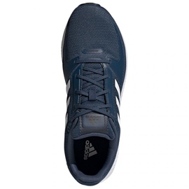 Pantofi de alergare Adidas Runfalcon 2.0 M FZ2807 alb albastru marin 2