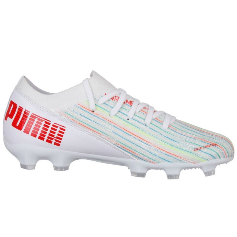 Ghete de fotbal Puma Ultra 3.2 Fg Ag Jr 106360 06 multicolor alb 1