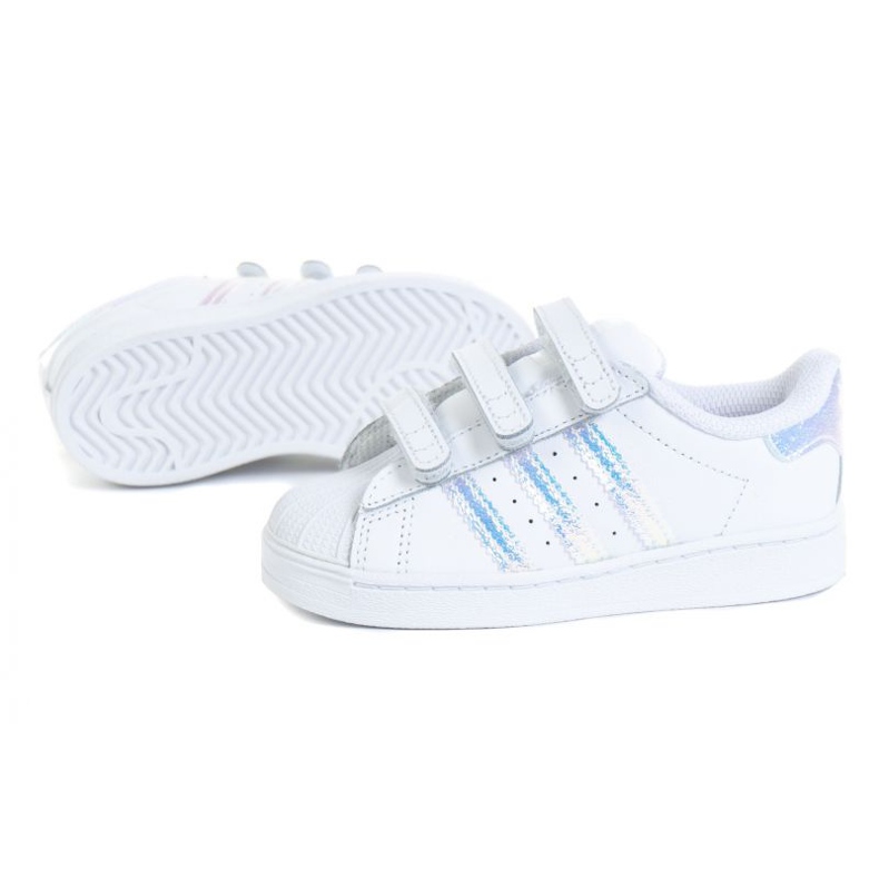 Pantofi Adidas Superstar Cf I Jr FV3657 alb 1