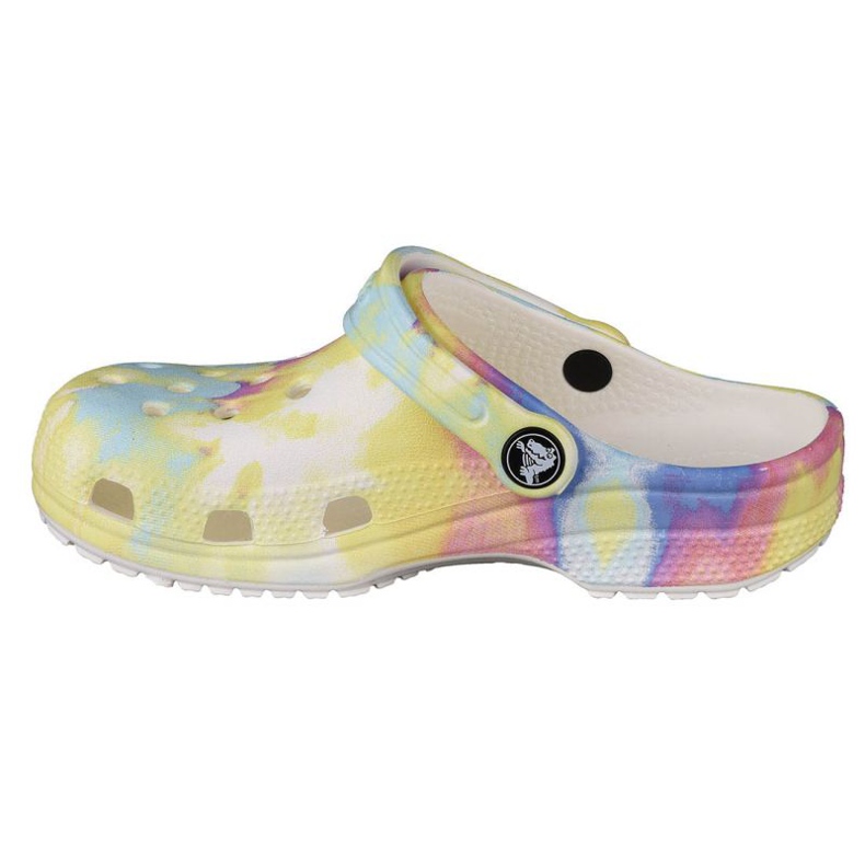 Crocs Classic Tie-Dye Graphic K Clog Jr 205451-94S multicolor galben 1