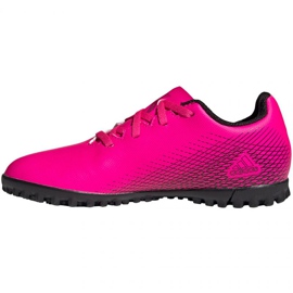 Ghete de fotbal Adidas X Ghosted.4 Tf Jr FW6919 multicolor trandafiri și violete 1