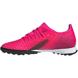 Ghete de fotbal Adidas X Ghosted.3 Tf M FW6940 roz roz 1