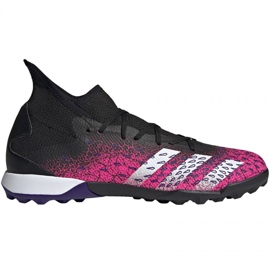 Ghete de fotbal Adidas Predator Freak.3 Tf M FW7517 alb, negru, roz negru 1