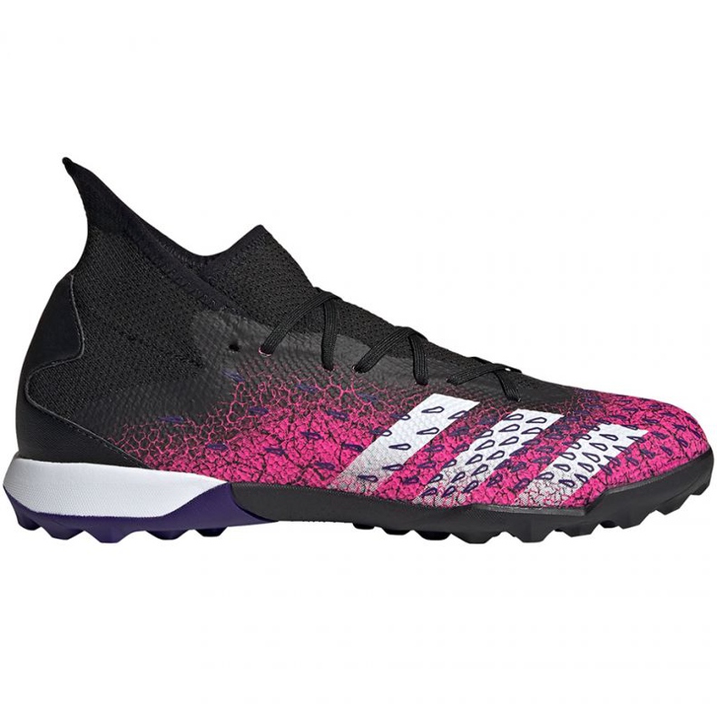 Ghete de fotbal Adidas Predator Freak.3 Tf M FW7517 alb, negru, roz negru 1