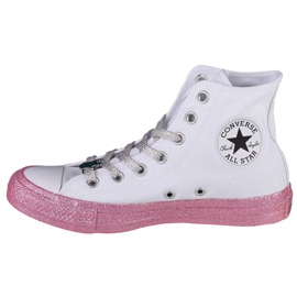 Converse X Miley Cyrus Chuck Taylor Hi All Star W 162239C alb 1 Converse X Miley Cyrus Chuck Taylor Hi All Star W 162239C alb 1