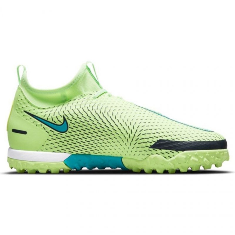 Pantofi de fotbal Nike Phantom Gt Academy Df Tf Jr CW6695 303 multicolor verde 1