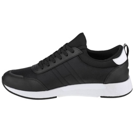 Pantofi Tommy Hilfiger Jeans Flexy Lycra M EM0EM00632-BDS negru 1